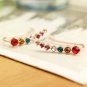 Rhinestone Crystal Ear Cuff Earrings 18K Rose Gold Plated