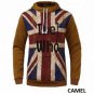 Men Fall Winter Cotton Polyester Union Flag Hoodie T-shirt Sweatershirt
