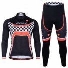 Men Sports Cycling Long Sleeve Jersey Suit Bicycle Bike Clothes Suit Sportswear Spring And Autumn