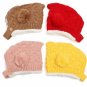 Winter Beanie Crochet Knit Loose Warm Wool Knit Beanie Cap