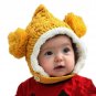 Winter Beanie Crochet Knit Loose Warm Wool Knit Beanie Cap