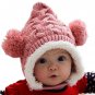 Winter Beanie Crochet Knit Loose Warm Wool Knit Beanie Cap