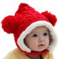 Winter Beanie Crochet Knit Loose Warm Wool Knit Beanie Cap