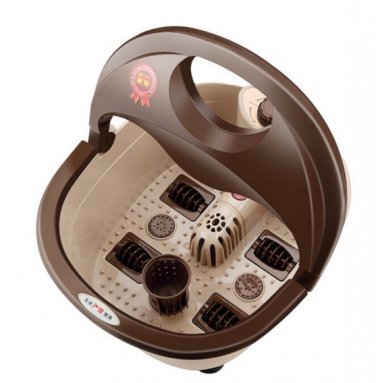 Automatic Heated Electric Footbath Massage Pediluvium Bucket Foot Bath Massager