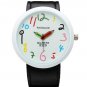 Womage PU Leather Band Pencil Analog Wrist Watch