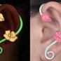 Creative Luminous Ear Clip Animal Flower Wrap Earring Cuff