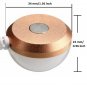 6 LED Magnetic Tape Metal Base USB Reading Night Light With Switch