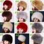 Fluffy Faux Fox Fur Russian Cossack Style Winter Hat Warm Cap