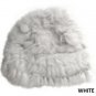 Ladies Fluffy Russian Cossack Hats Rabbit Fur Knitted Ski Cap