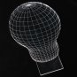 3D Visual LED Table Lamp Energy Saving Wooden Night Lamp For Holiday