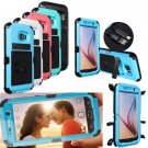 CP PC+Silicone Dual Hybrid Shockproof Case Cover For Samsung Galaxy S6