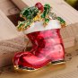 Different Styles Santa Socks Trees Alloy Christmas Brooch Pins For Christmas