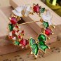 Different Styles Santa Socks Trees Alloy Christmas Brooch Pins For Christmas