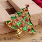 Different Styles Santa Socks Trees Alloy Christmas Brooch Pins For Christmas