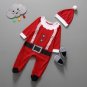 2Pcs Toddler Baby Boy Girl Kids Christmas Outfits Romper Hat Santa Set