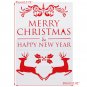 Merry Christmas Elk Wall Window Sticker Removable Home Decoration