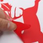 Merry Christmas Elk Wall Window Sticker Removable Home Decoration