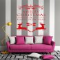 Merry Christmas Elk Wall Window Sticker Removable Home Decoration