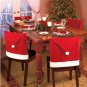 4PCS Santa Clause Red Hat Christmas Chair Cover Dinner Decor