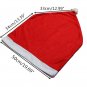 4PCS Santa Clause Red Hat Christmas Chair Cover Dinner Decor