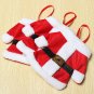 3 Sets Santa Claus Christmas Fork Spoon Cutlery Holder Decor