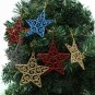 6pcs Star Snowflake Christmas Hanging Decoration Tree