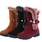 Winter Boots Ankle Short Boots Artificial Rubbit Fur