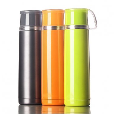500ml Double Layer Stainless Steel Travel Mug Thermos Vacuum Flask Bottle
