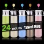 Portable Insulated Vacuum Flask Stainless Steel Coffee Thermos Bottle Travel