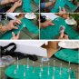 Gardening Grass Lawn Plastic Aerating Shoes Greensward Spikes Loosening Equipment