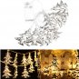 1M 10LEDs Battery Operated Iron Christmas Tree LED Fairy String Light Party Wedding