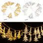 1M 10LEDs Battery Operated Iron Christmas Tree LED Fairy String Light Party Wedding