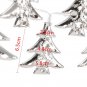 1M 10LEDs Battery Operated Iron Christmas Tree LED Fairy String Light Party Wedding