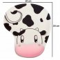 Cute Pink Cow Wristband Mouse Pad With Rest Wrist Support