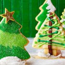 2pcs Stainless Steel Christmas Tree Cookie Cutter Mold