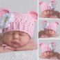Cute Winter Baby Photograph Knit Crochet Beanie Hat Solid Flower Head