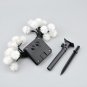 4.8M Solar Warm White Colorul 20 LED Garden Patio Decorative Ball Fuzz Fairy String Lights