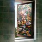 Window Films Magnolia PVC Films Glass Sticker Non-glue Fork Art Glass Poster