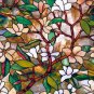 Window Films Magnolia PVC Films Glass Sticker Non-glue Fork Art Glass Poster