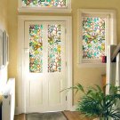 Magnolia Static Window PVC Films Glass Sticker Non-glue Frosted Window Decals