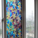 Static Window PVC Films Window Decals Non-glue Fork Art Glass Bathroom