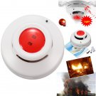 Wireless Smoke Fire Coal Gas Sensor Detector Alarm Tester Home Security System