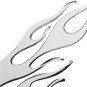 Flames Stickers 3D Decals Metal Motorcycle Car Decoration