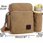 Men's PLUS Size Multifunction Canvas One-shoulder Business Casual Bag