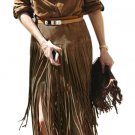 Tassel Split Straight Suede High Waist Zipper Skirt Mini Dress