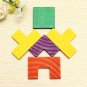 Colorful Wooden Brain Teaser Puzzle For Kids