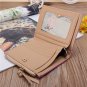 Graffiti Printed Short Wallet Girls 3D Animals Cat Purse Card Holder Coin Bags