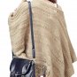 Casual Tassel Hollow Out Batwing Sleeve Loose Sweater