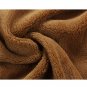 Mens Fashion Stand Collar Thick Warm Jacket Cotton Solid Colar Korean Style Trench Coat