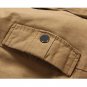 Mens Fashion Stand Collar Thick Warm Jacket Cotton Solid Colar Korean Style Trench Coat